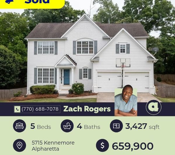 This Single Family Residence at 57 15 Kennemore Alpharetta has just been sold