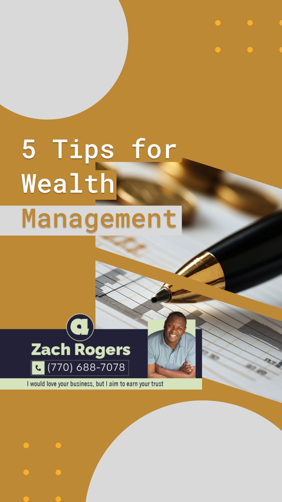 5 Essential Tips for Effective Wealth Management | Anyone can sell you a house—I’m here to earn your trust. 🏡🤝