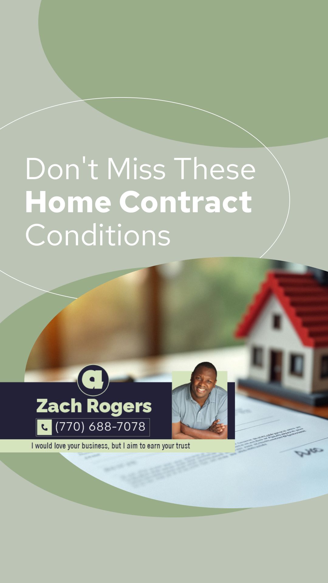 Conditions That Make or Break Your Home Contract | Anyone can sell you a house—I’m here to earn your trust. 🏡🤝