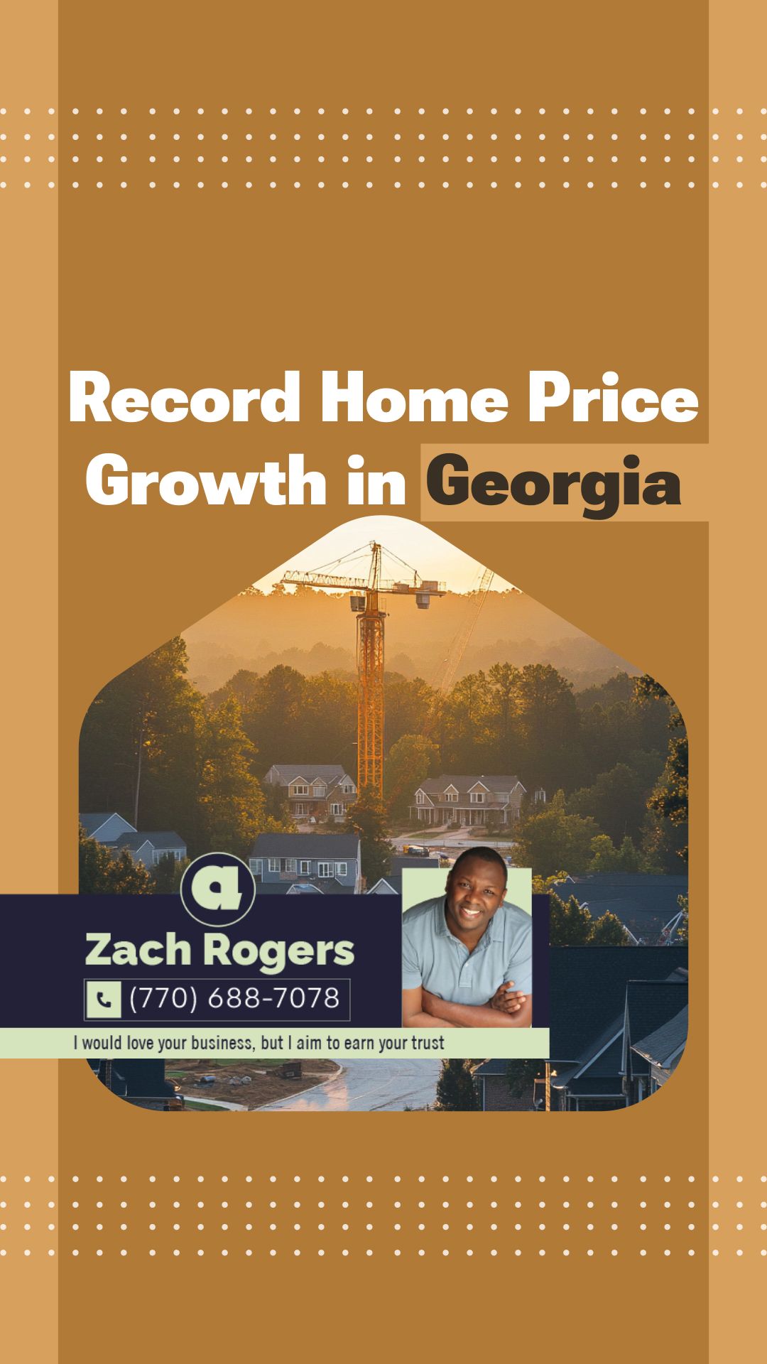 Georgia’s Home Prices Outpace National Wage Growth | I would love your business, but I aim to earn your trust