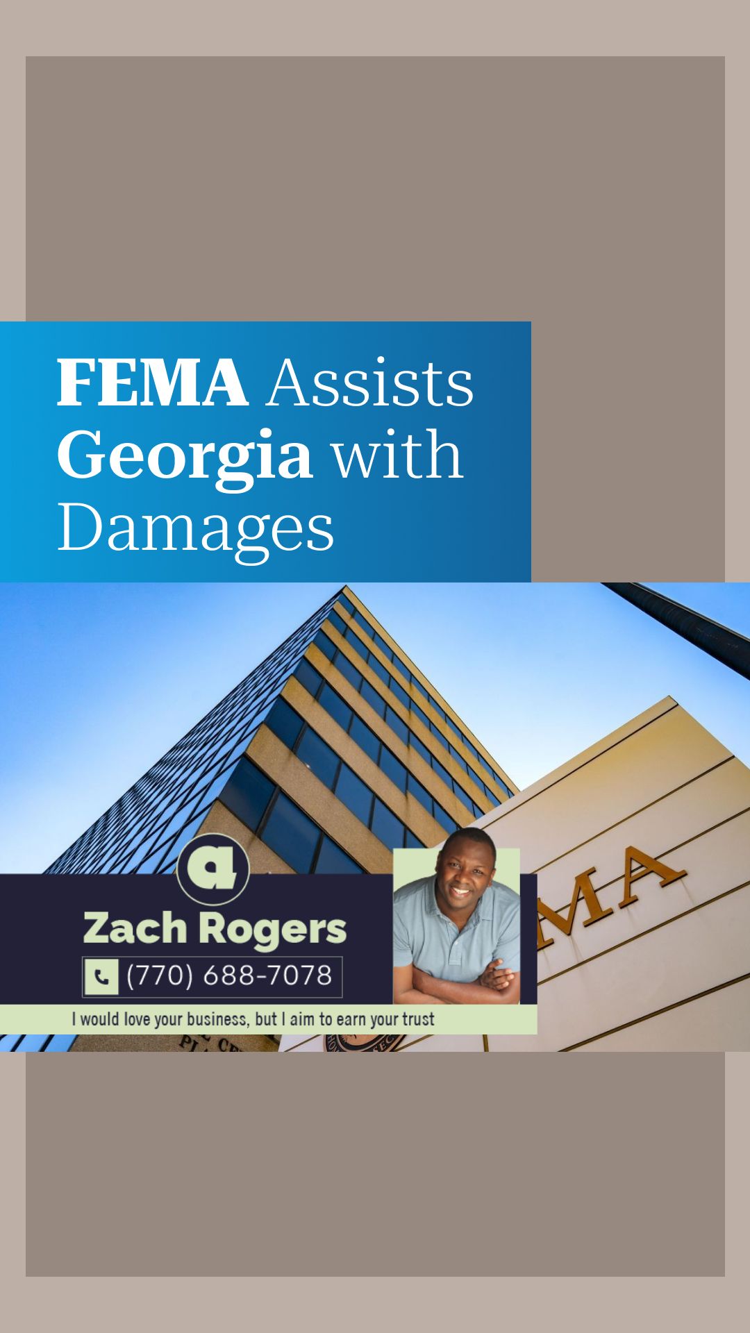 FEMA: Documenting Homeownership and Damages in Georgia | Anyone can sell you a house—I’m here to earn your trust. 🏡🤝