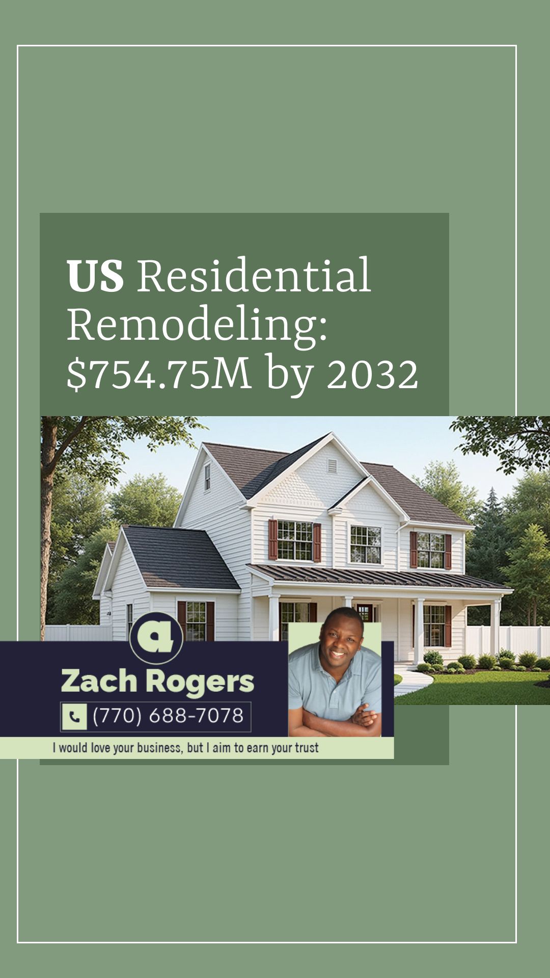 US Residential Remodeling: $754.75M by 2032 | Your Goals, Our Priority. Always 🏡🤝