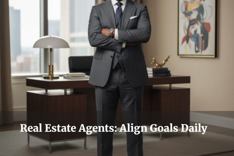 How Real Estate Agents Can Align Career Goals with Daily Actions