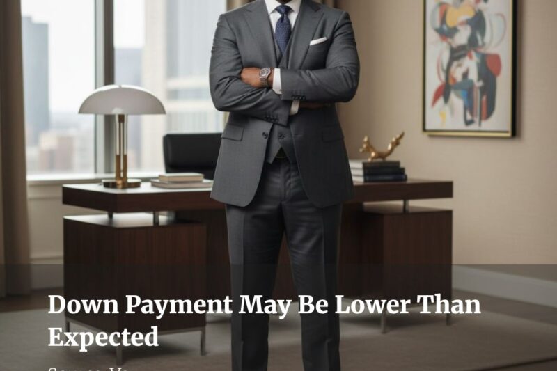 You may not need as much down payment as you think you do