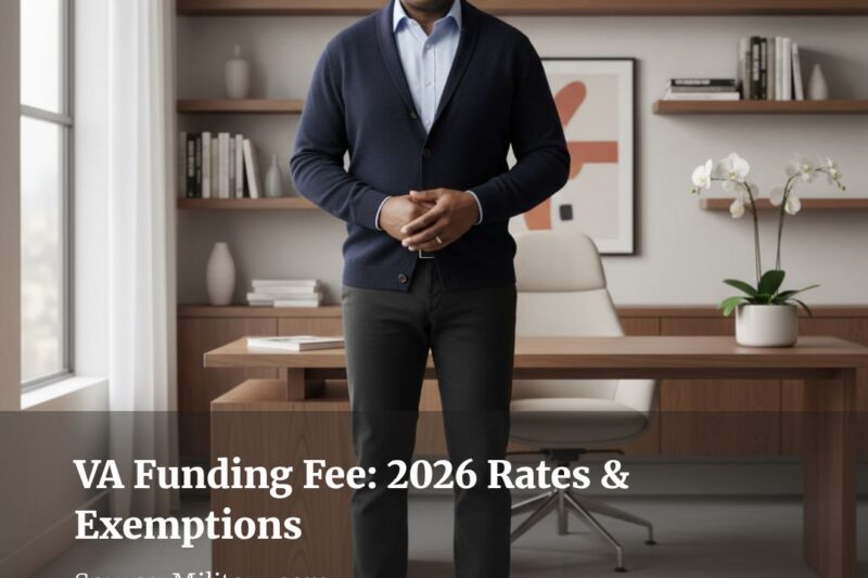 VA Funding Fee Explained: 2026 Rates, Charts, Exemptions, and How to Calculate It