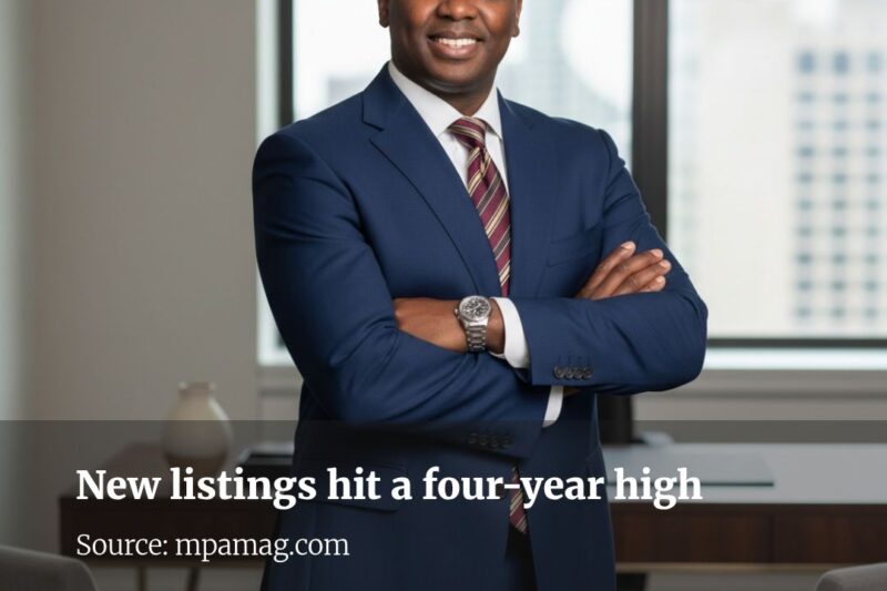 New listings hit a four-year high
