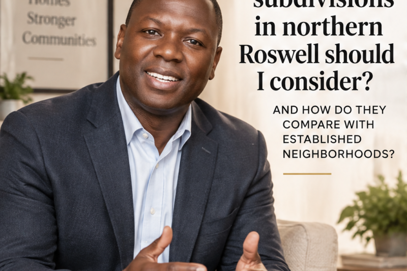 Northern Roswell subdivisions