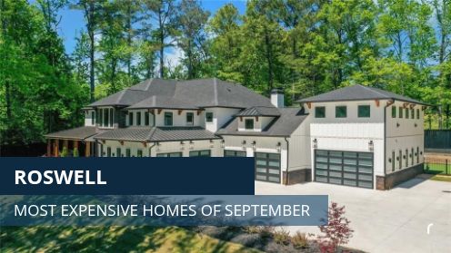 Roswell – Most Expensive Homes of September 2026 | Estate Concierge guidance for North Metro Atlanta. Nearly 20 years of experience. Contact Zach → acmerealestatecompany.com