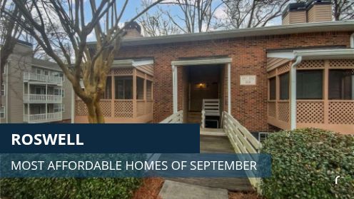 Roswell – Most Affordable Homes of September 2026 | Estate Concierge guidance for North Metro Atlanta. Nearly 20 years of experience. Contact Zach → acmerealestatecompany.com